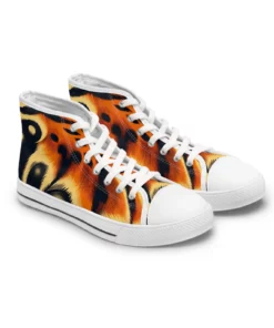 Bold Tiger Print High Top Sneakers Ra52