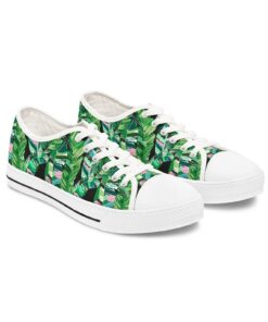 Tropical Print Low Top Sneakers Ra39